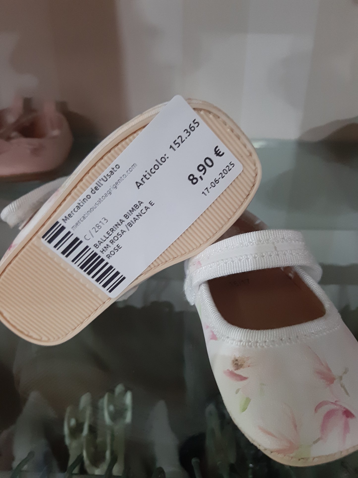 Ballerina Bimba Hm Rosa /bianca E Rose