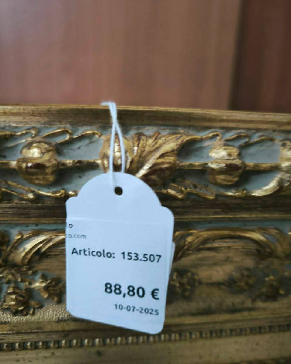 Quadro Cornice Dorata Nudo Di Donna