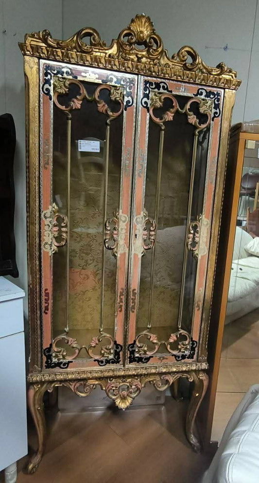 Vetrinetta Stile Barocco Doppio Corpo