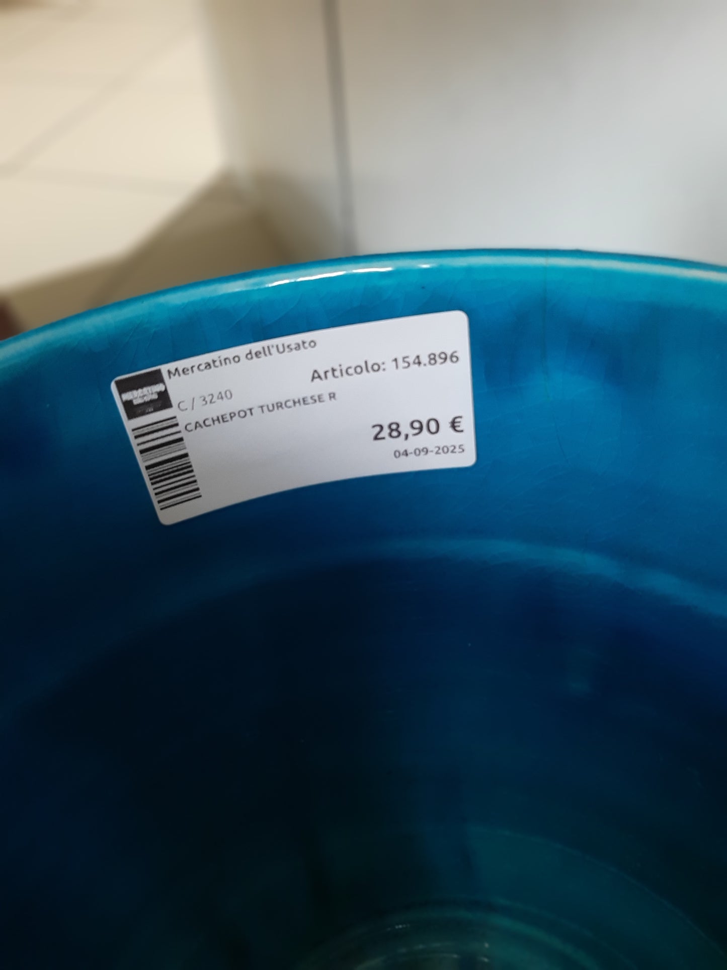 Cachepot Turchese R