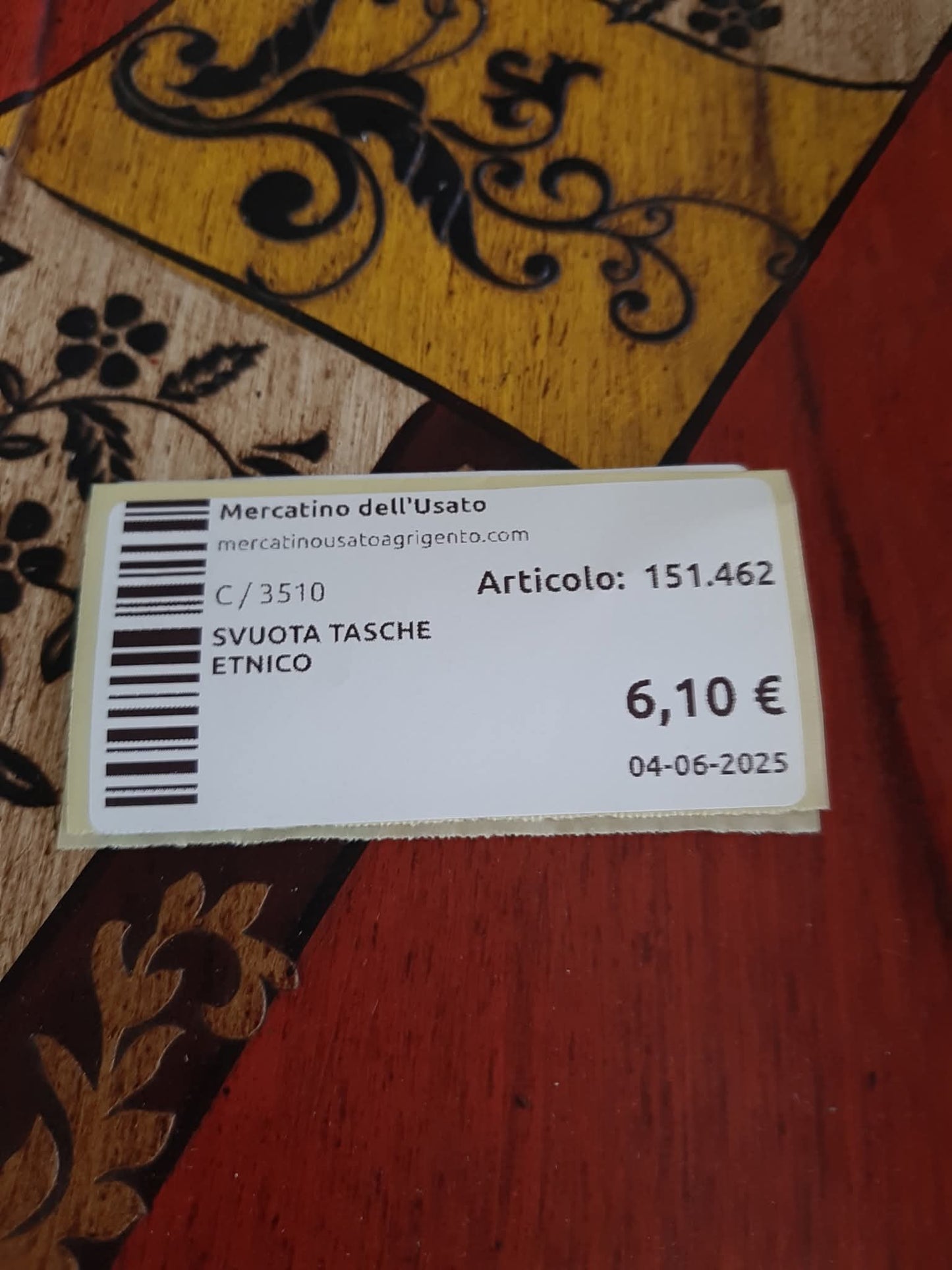 Svuota Tasche Etnico