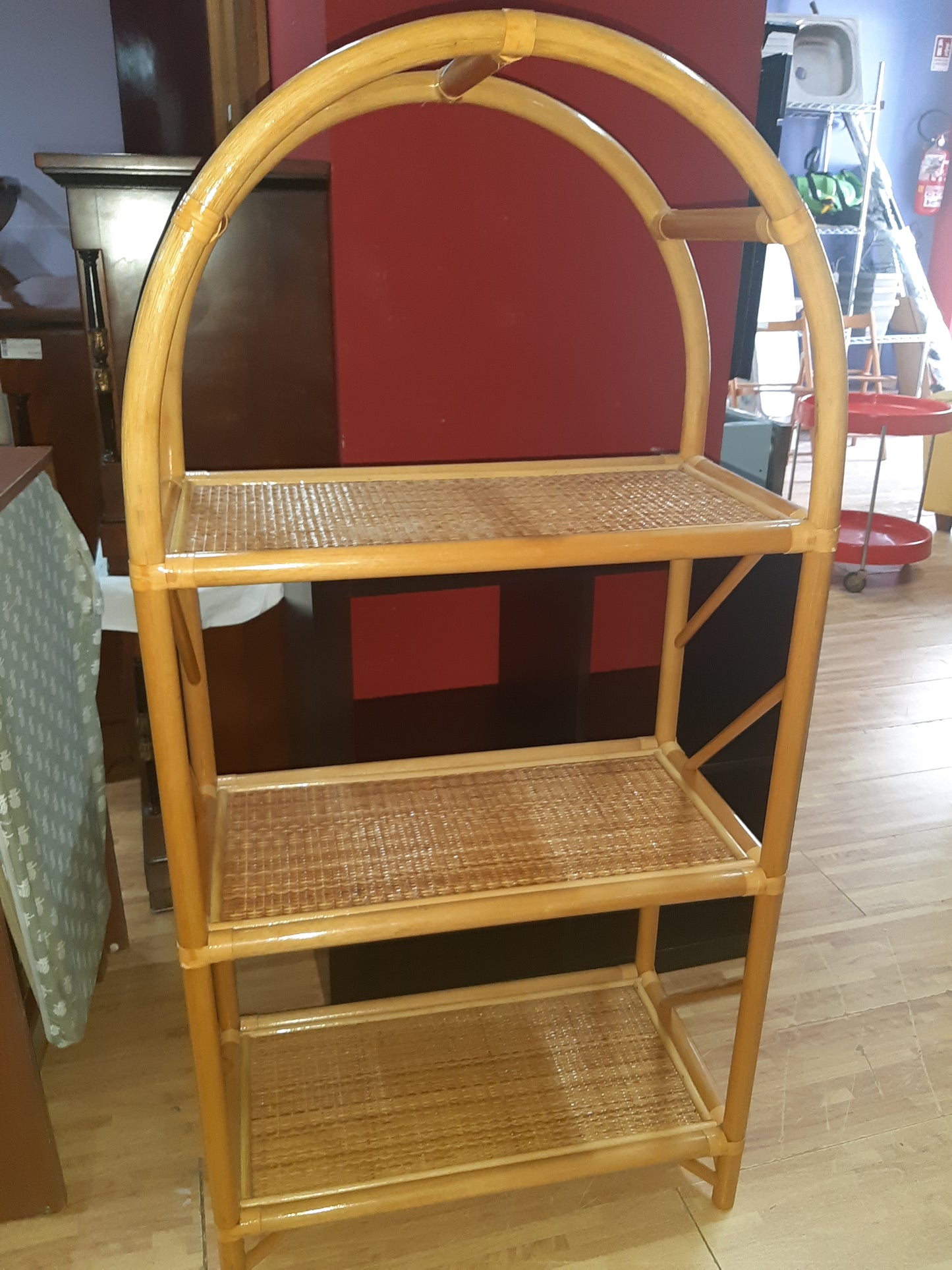 Piccola Libreria Rattan 3 Mensole