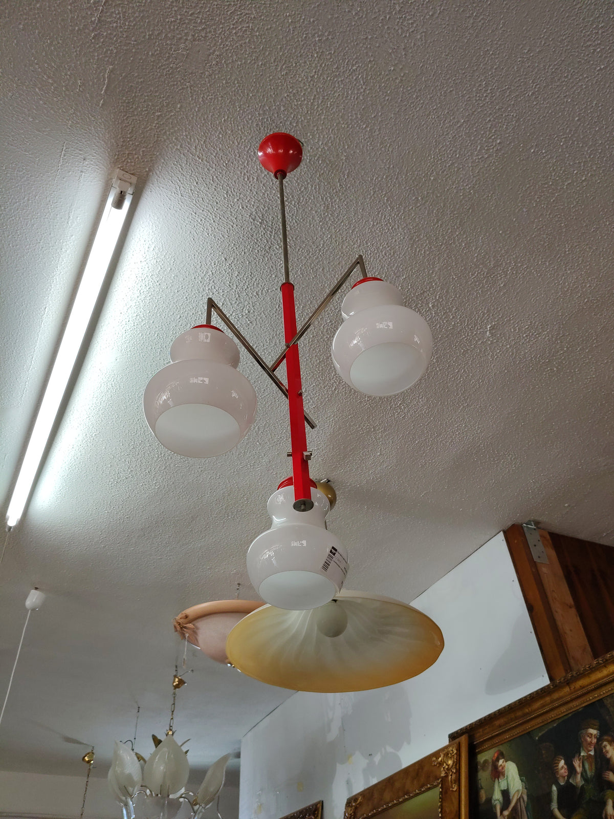 Lampadario Vintage Anni 70 Space Age