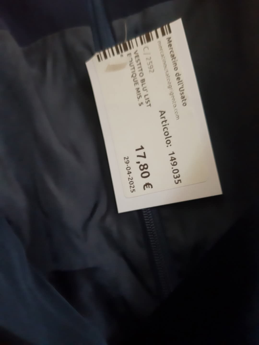 Vestito Blu' List Boutique Mis. S