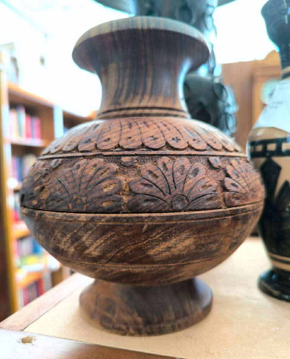 Vaso In Legno