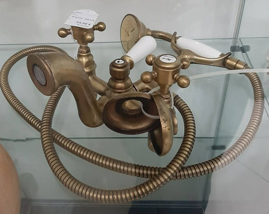 Rubinetto Da Vasca In Ottone E Ceramica