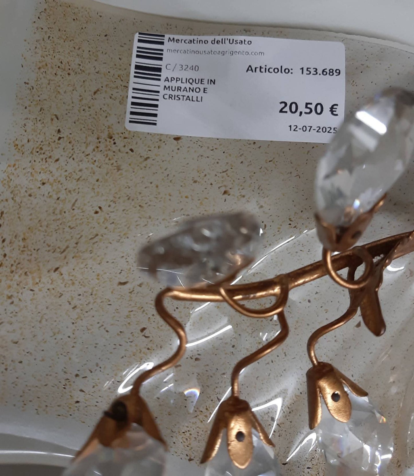 Applique In Murano E Cristalli