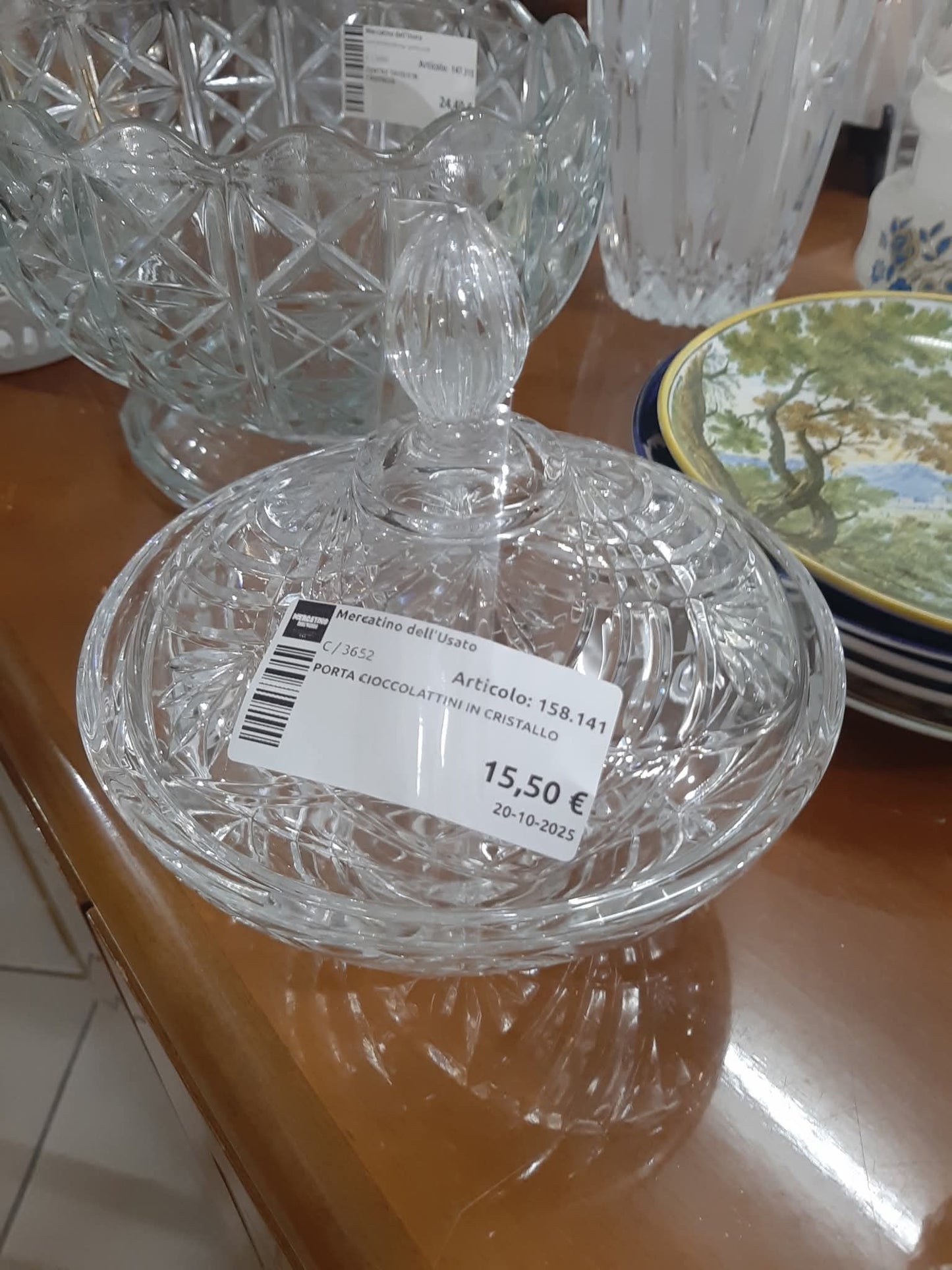 Porta Cioccolattini In Cristallo