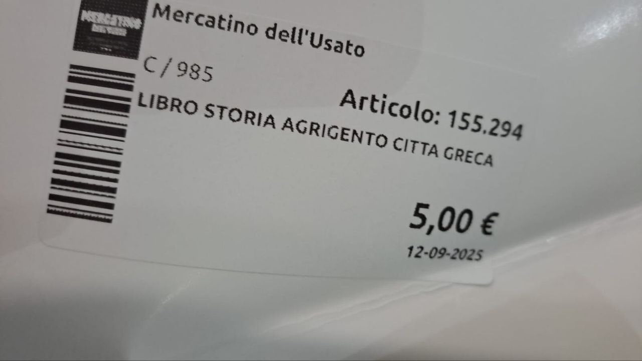 Libro Storia Agrigento Citta Greca