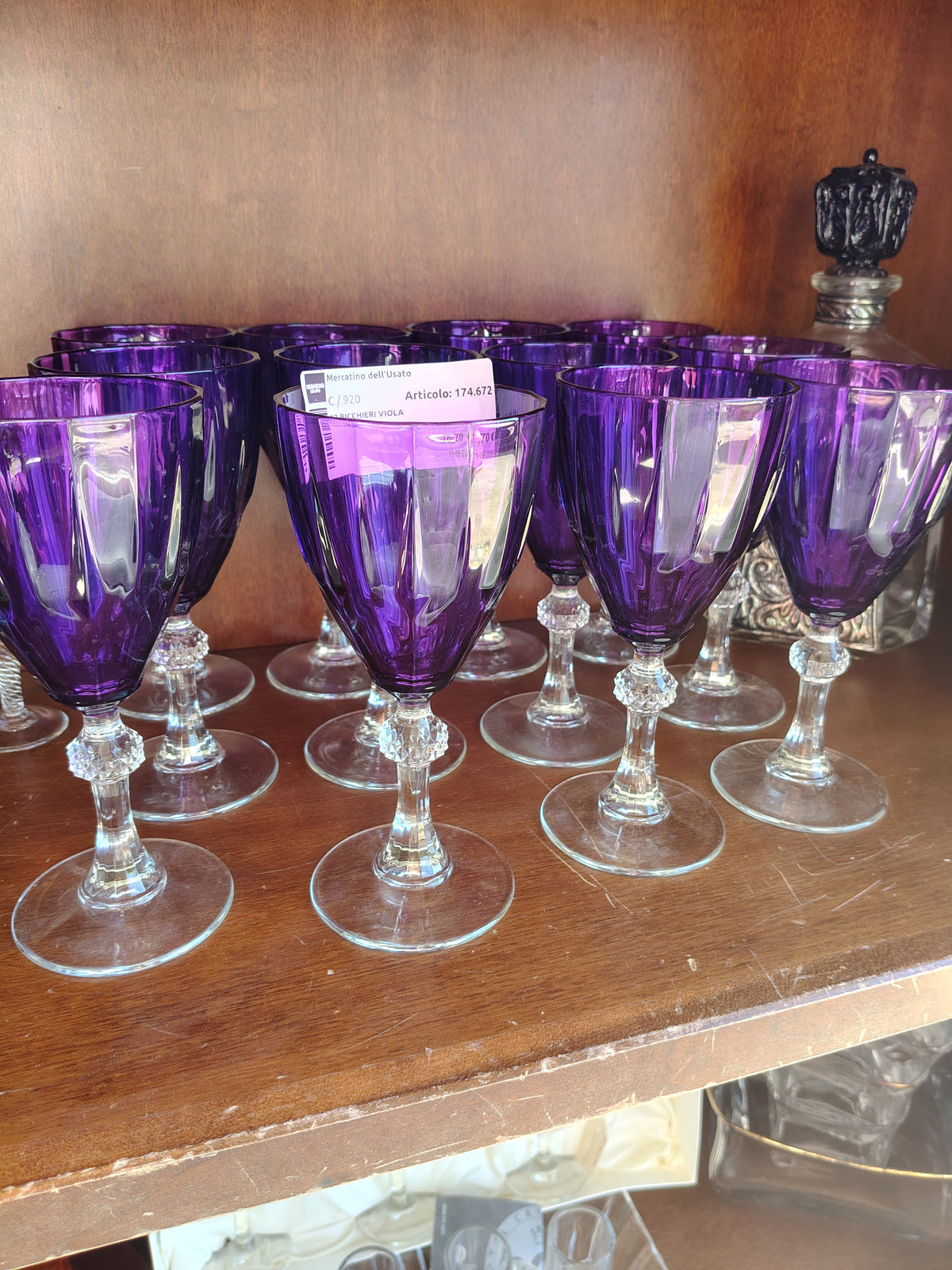 12 Bicchieri Viola
