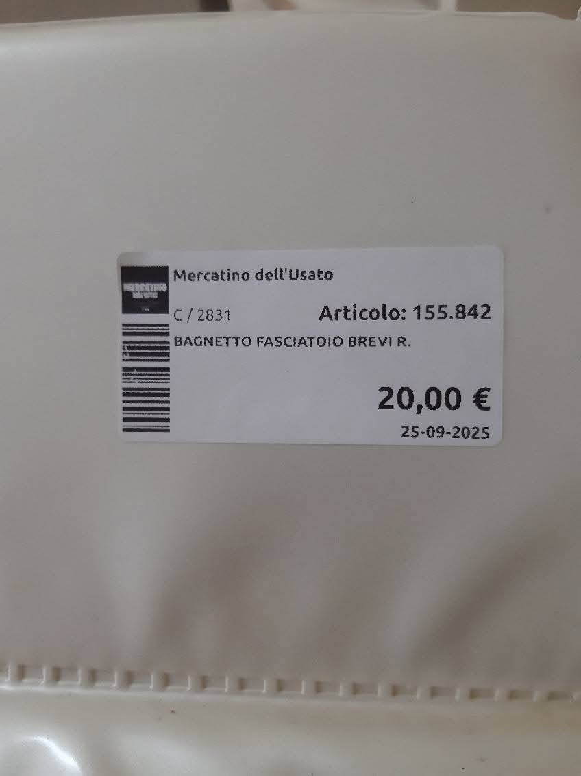 Bagnetto Fasciatoio Brevi R.