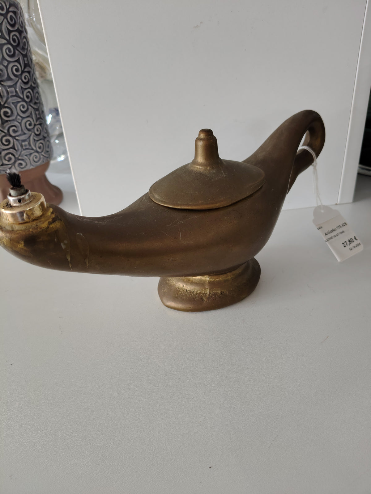 Lampada Tipo Aladino In Ottone