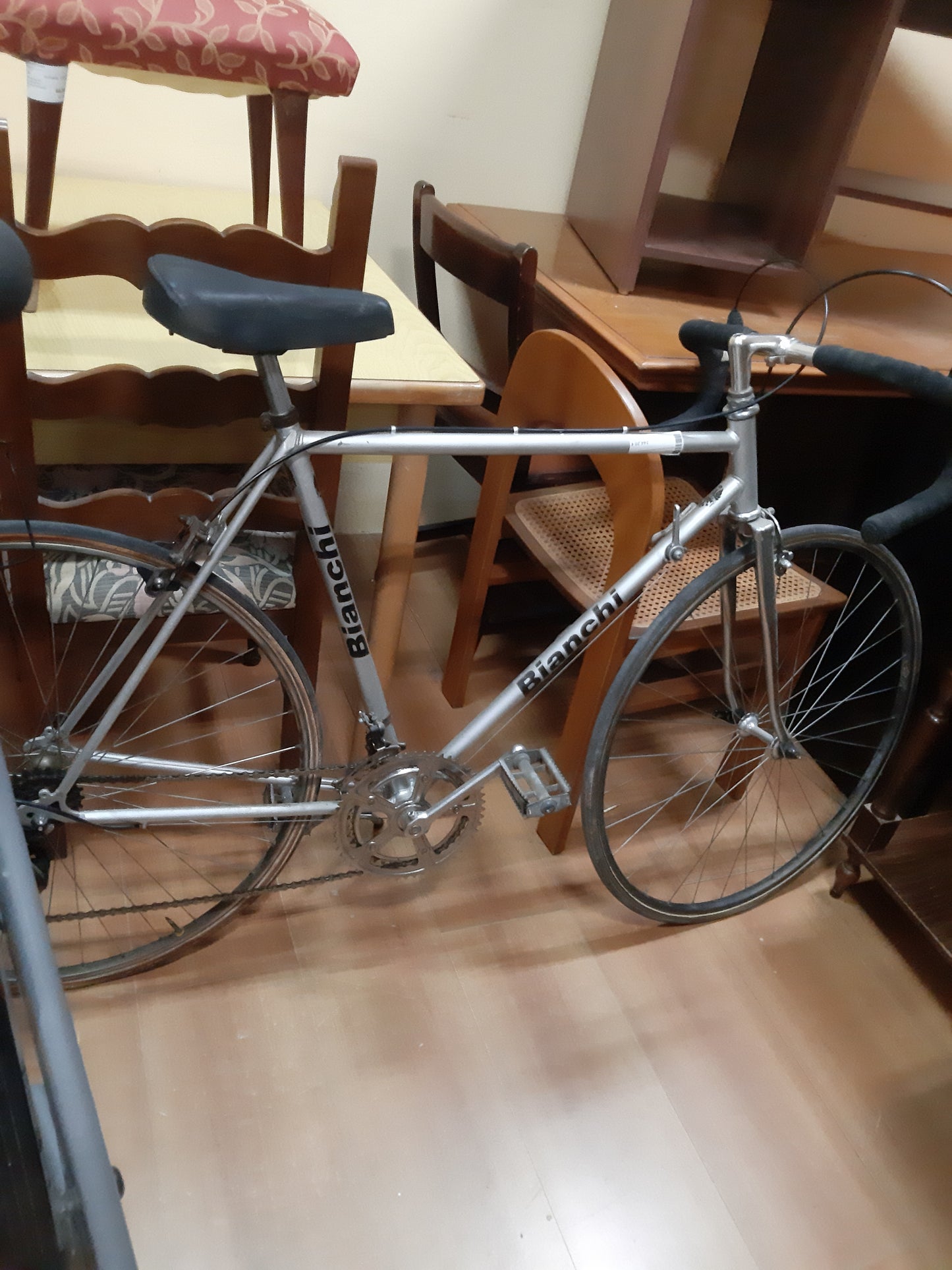 Vecchia Bici Da Corsa Bianchi R.