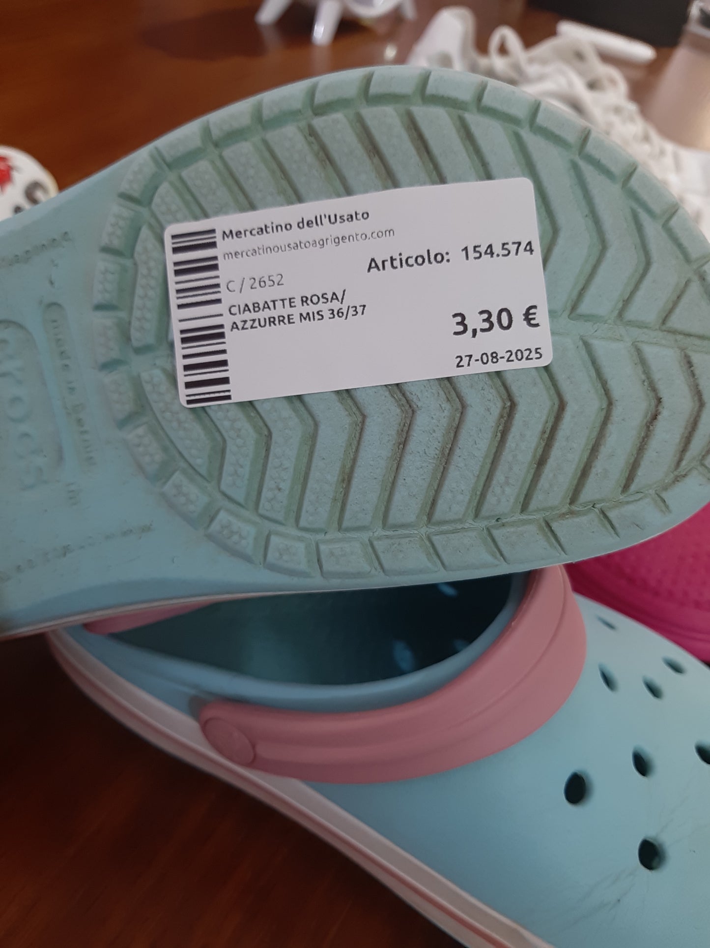 Ciabatte Rosa/azzurre Mis 36/37