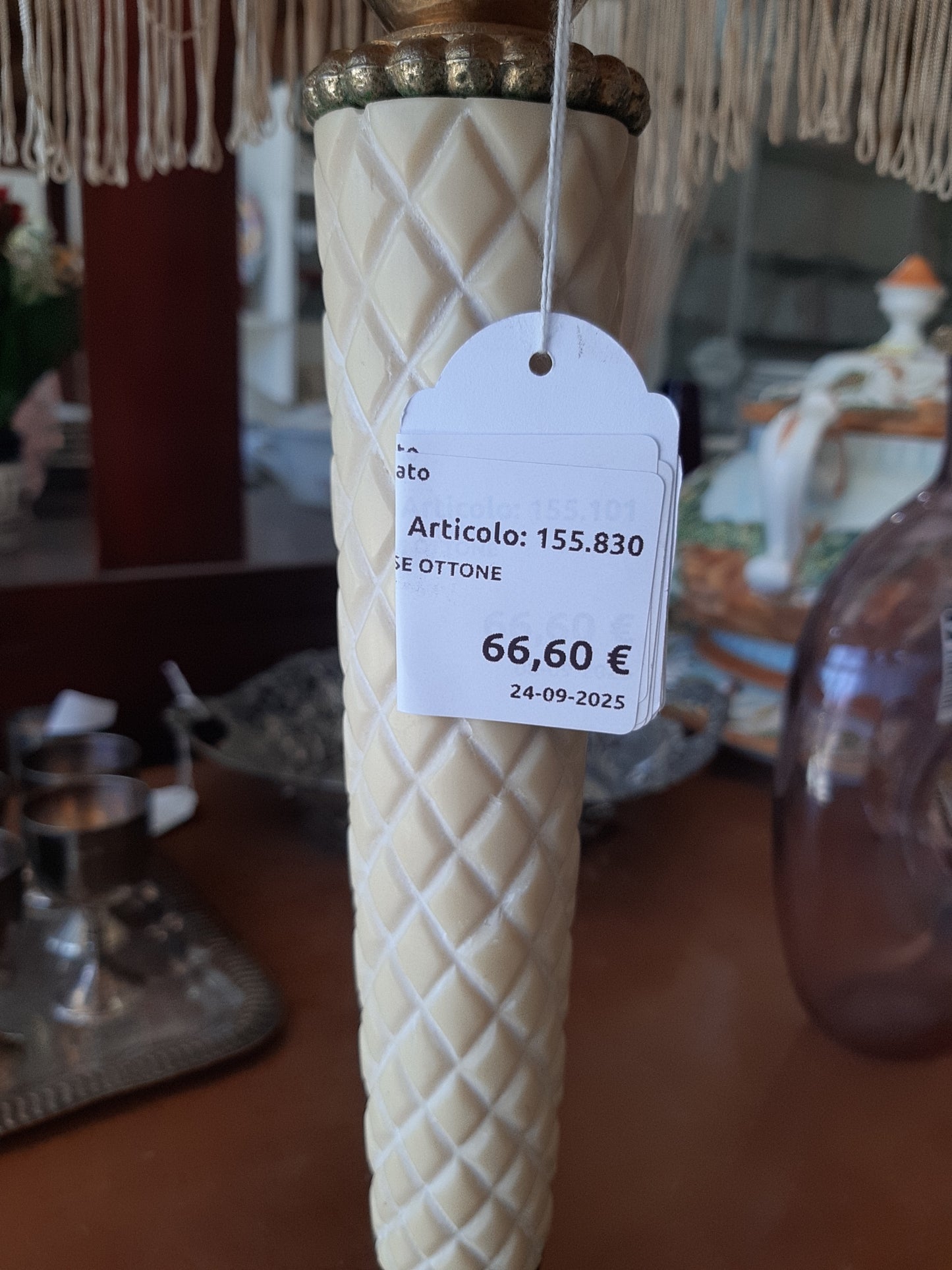 Vecchio Lume Base Ottone