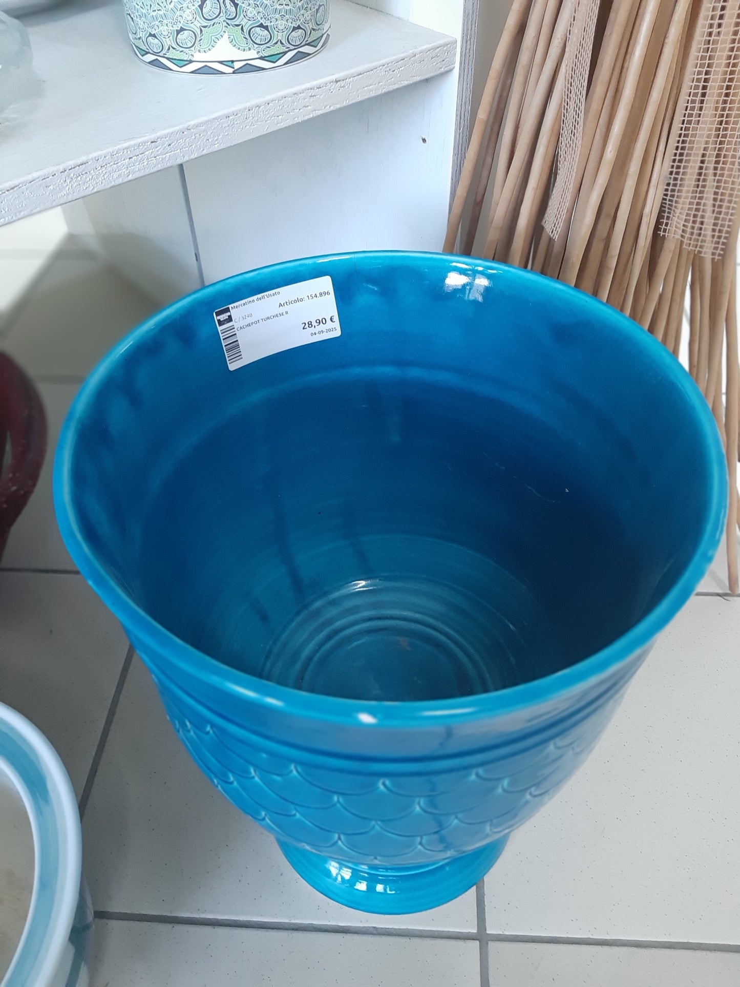 Cachepot Turchese R