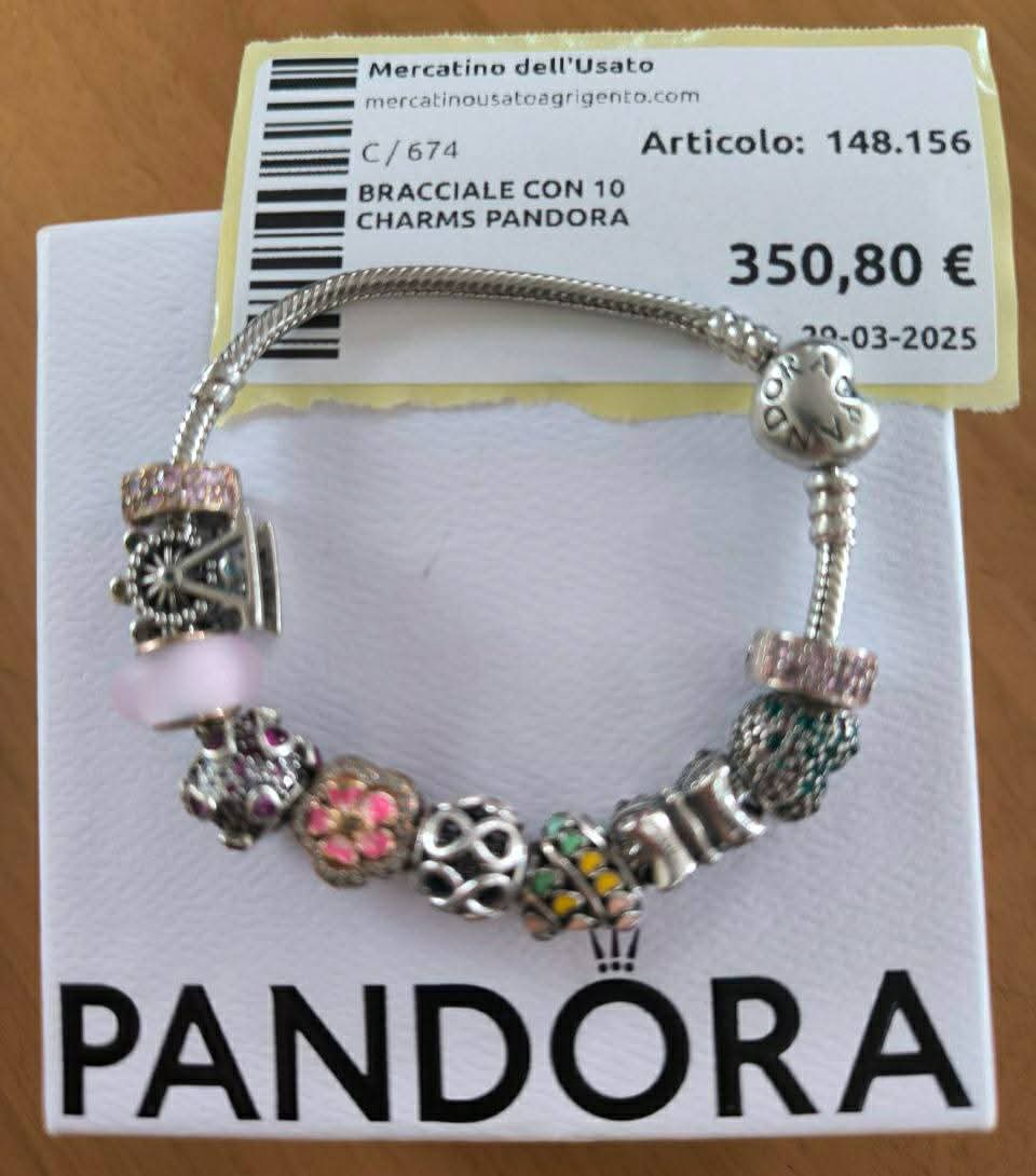 Bracciale Con 10 Charms Pandora