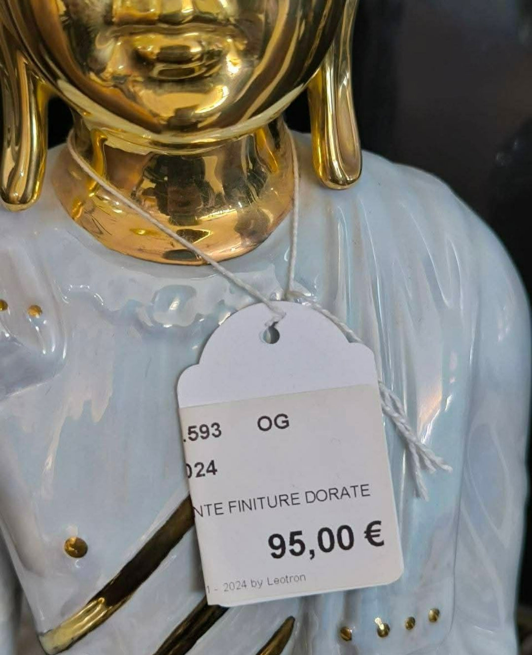 Shiva Capodimonte Finiture Dorate