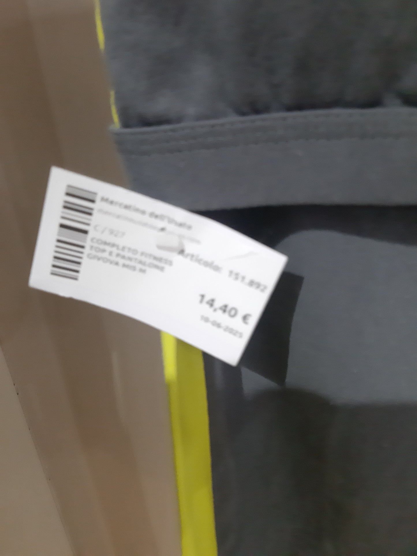 Completo Fitness Top E Pantalone Givova Mis M