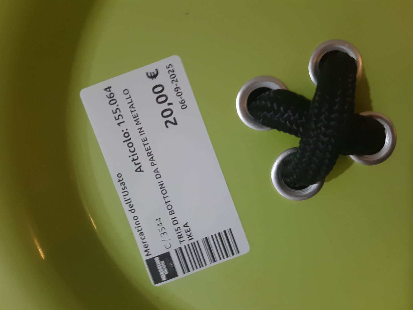 Tris Di Bottoni Da Parete In Metallo Ikea