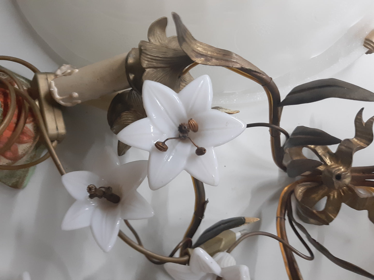 Applique A Due Luci In Ottone