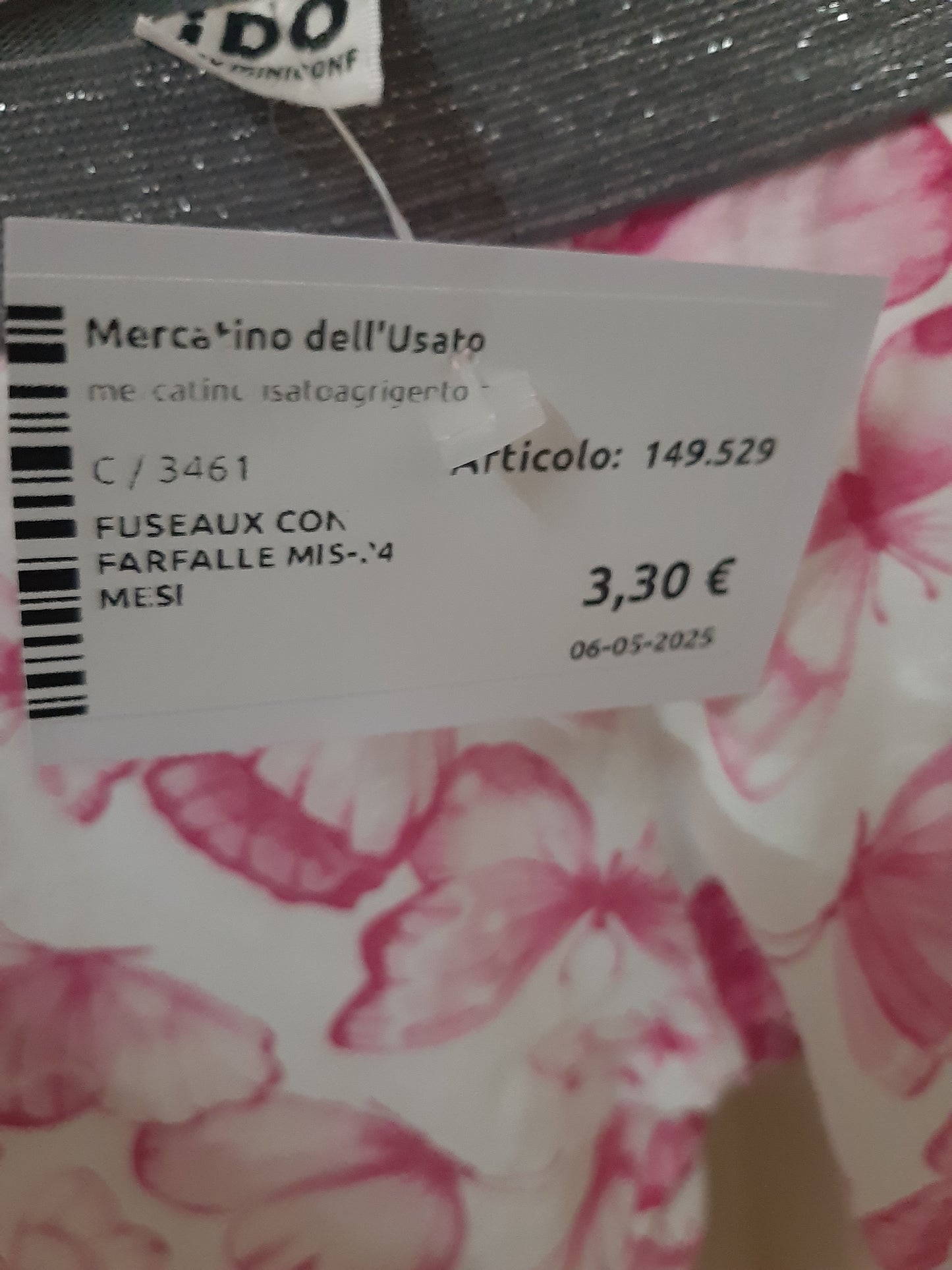 Fuseaux Con Farfalle Mis-24 Mesi