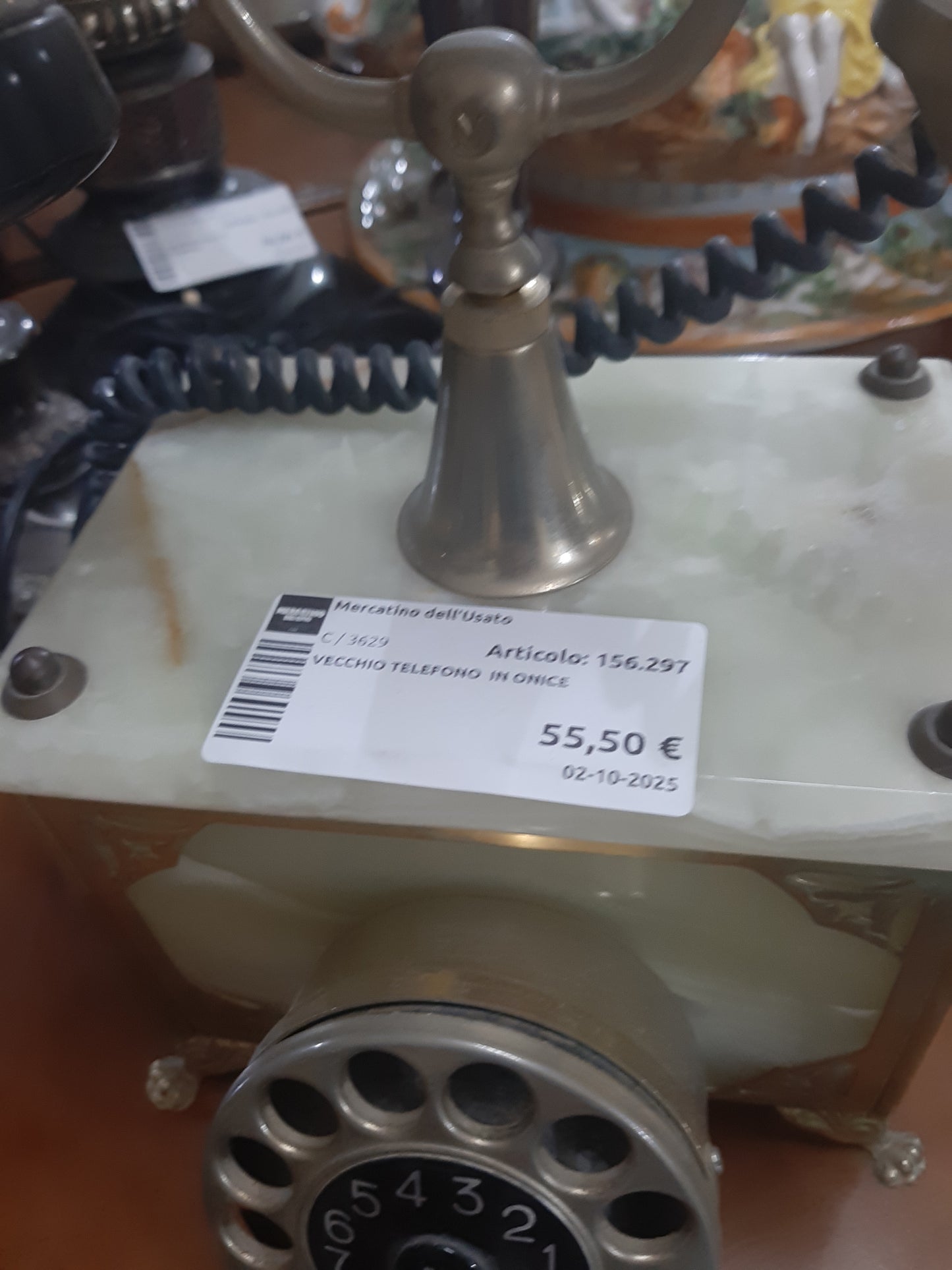Vecchio Telefono  In Onice