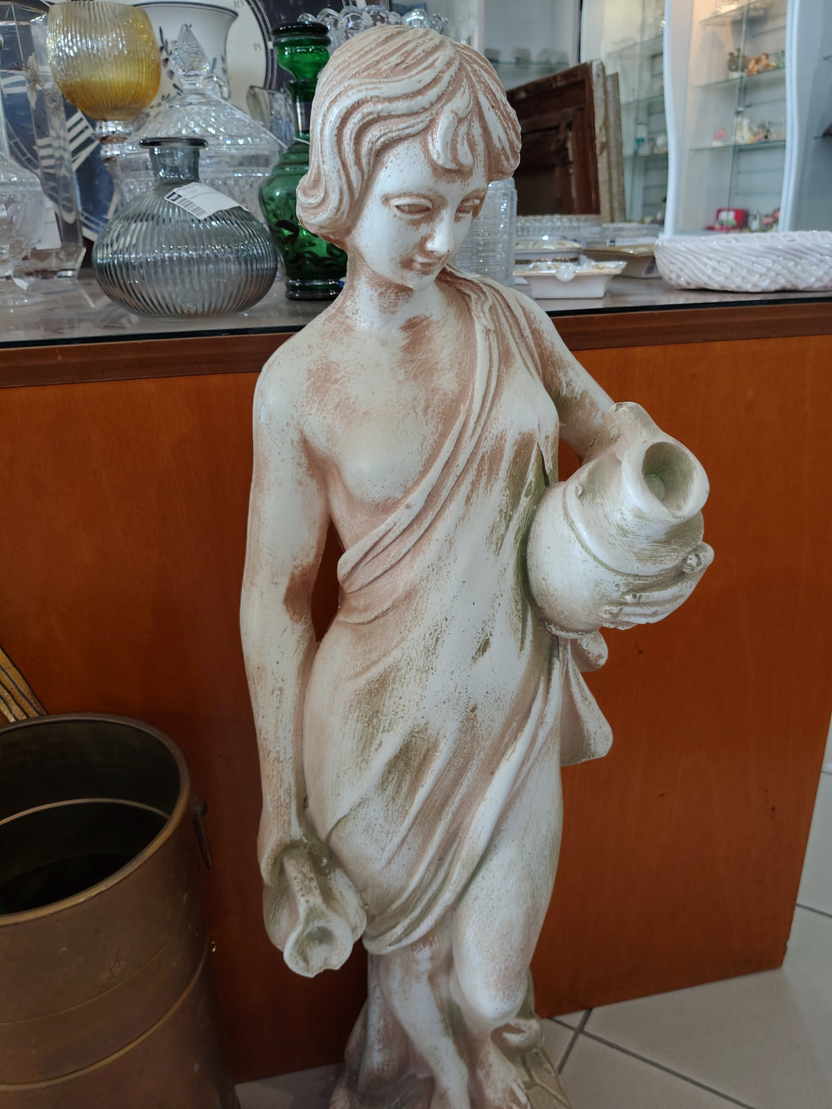 Statua Venere Acquaiola In Gesso