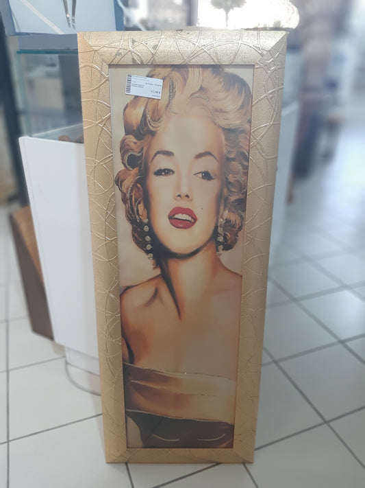 Quadro Marilyn Cornice Dorata