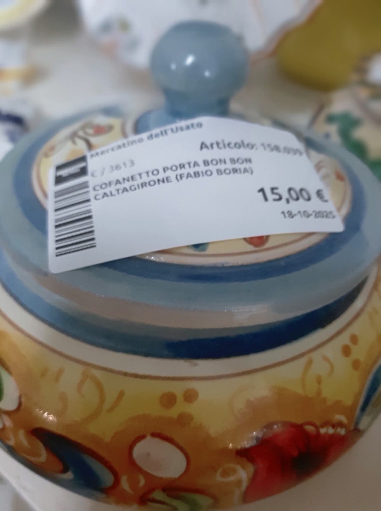 Cofanetto Porta Bon Bon Caltagirone (fabio Boria)