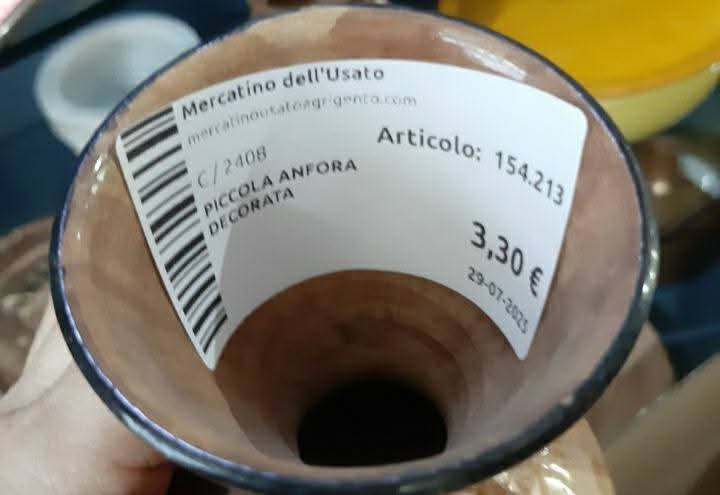 Piccola Anfora Decorata