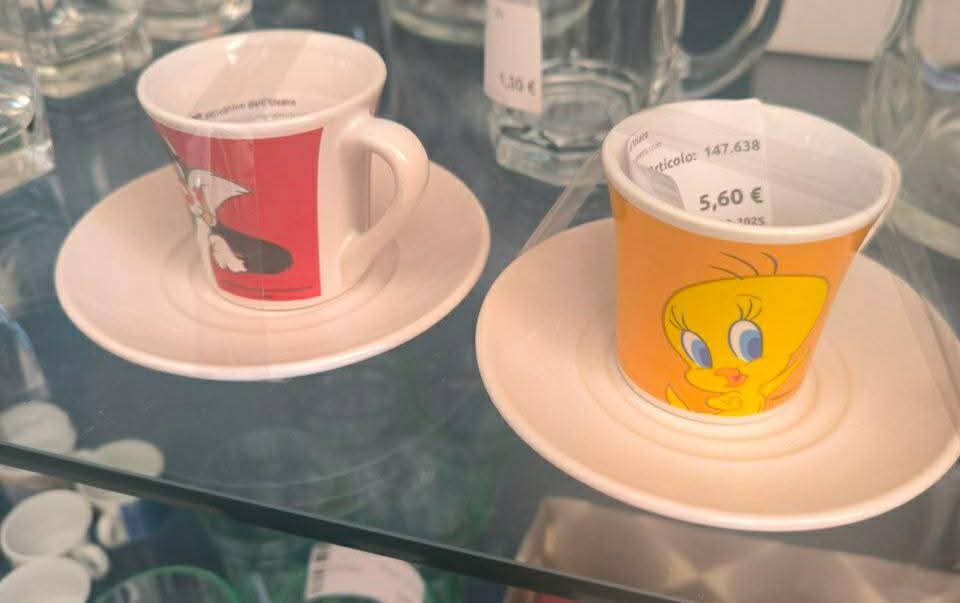 Coppia Di Tazze Da Caffe Looney Tunes Active