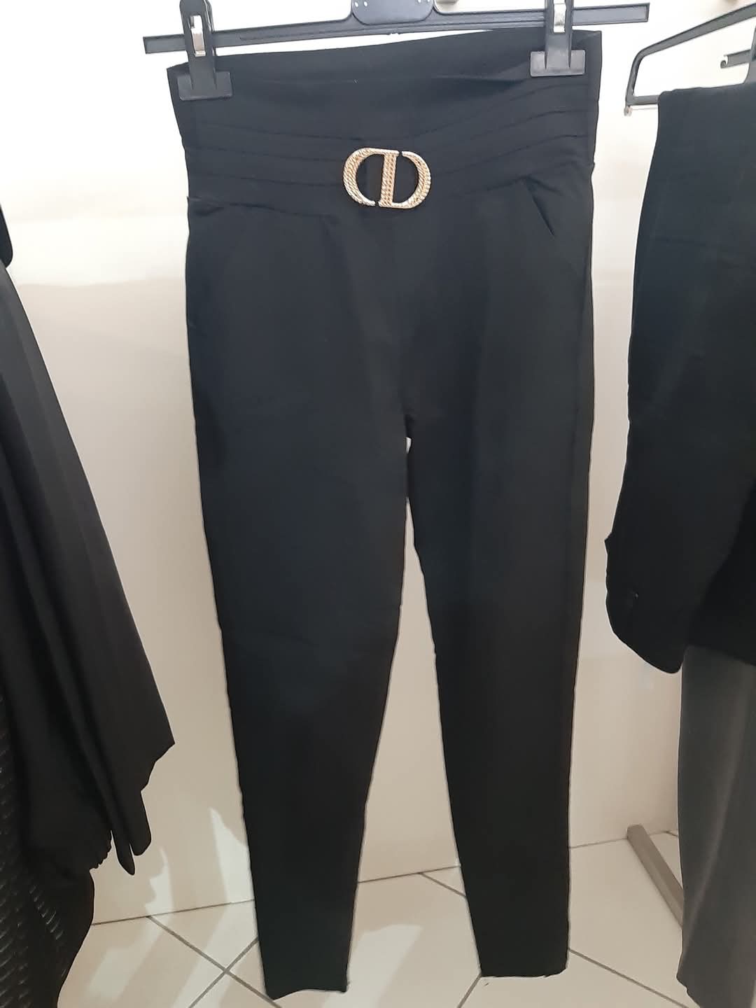 Pantaloni Neri Elastici Ms S