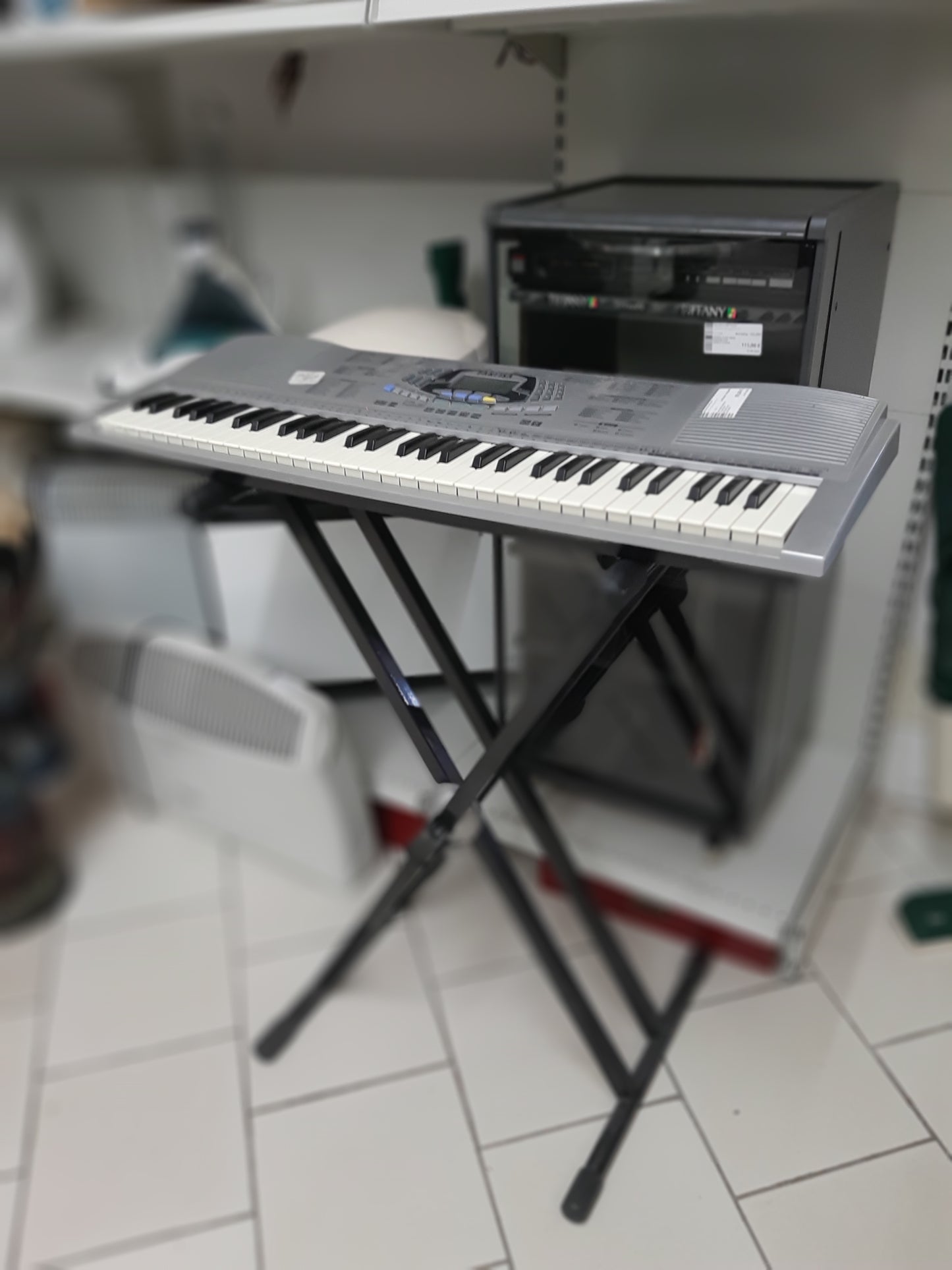 Tastiera Farfisa Tk628 Con Piedistallo Leggio R.