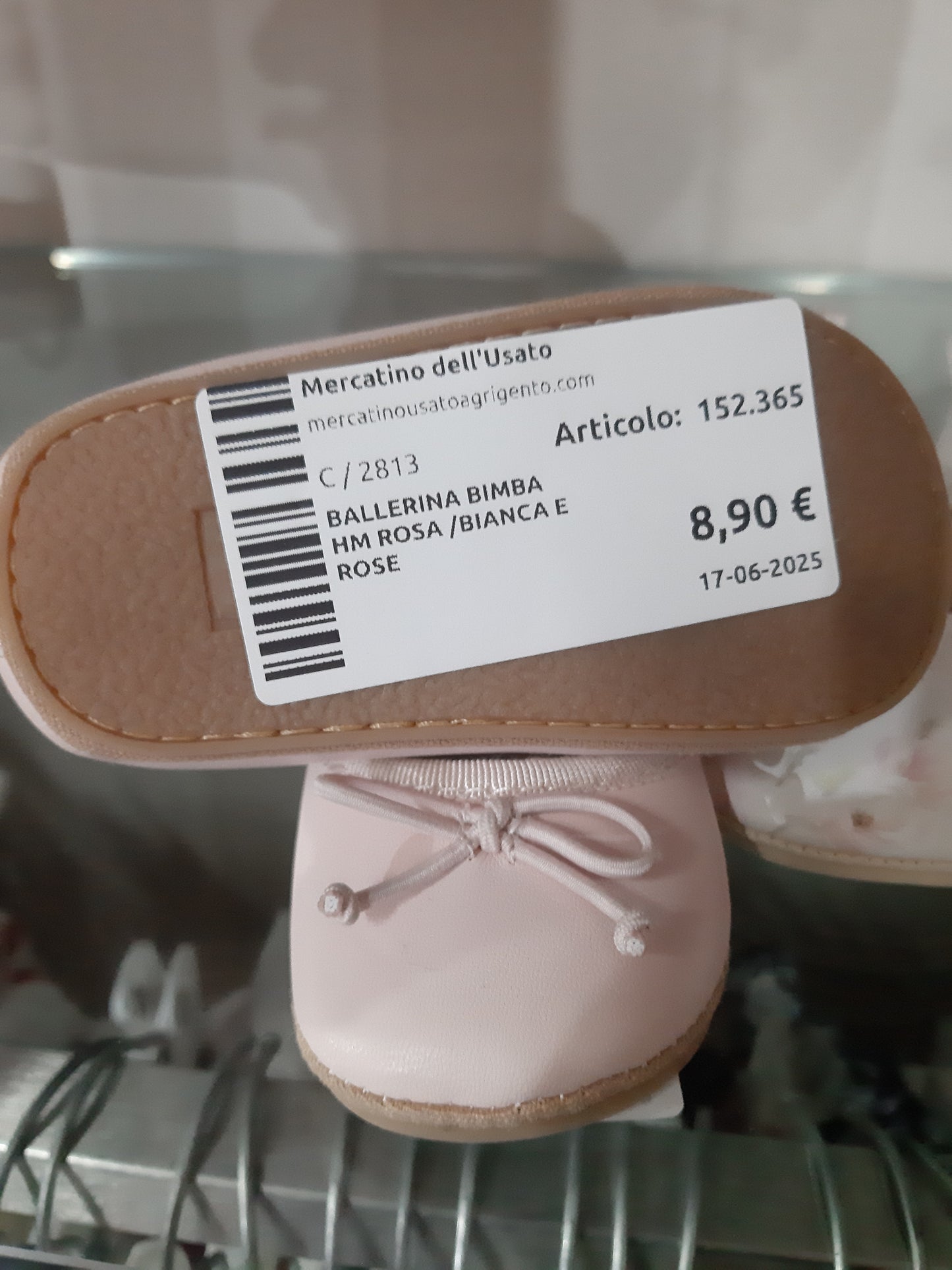 Ballerina Bimba Hm Rosa /bianca E Rose