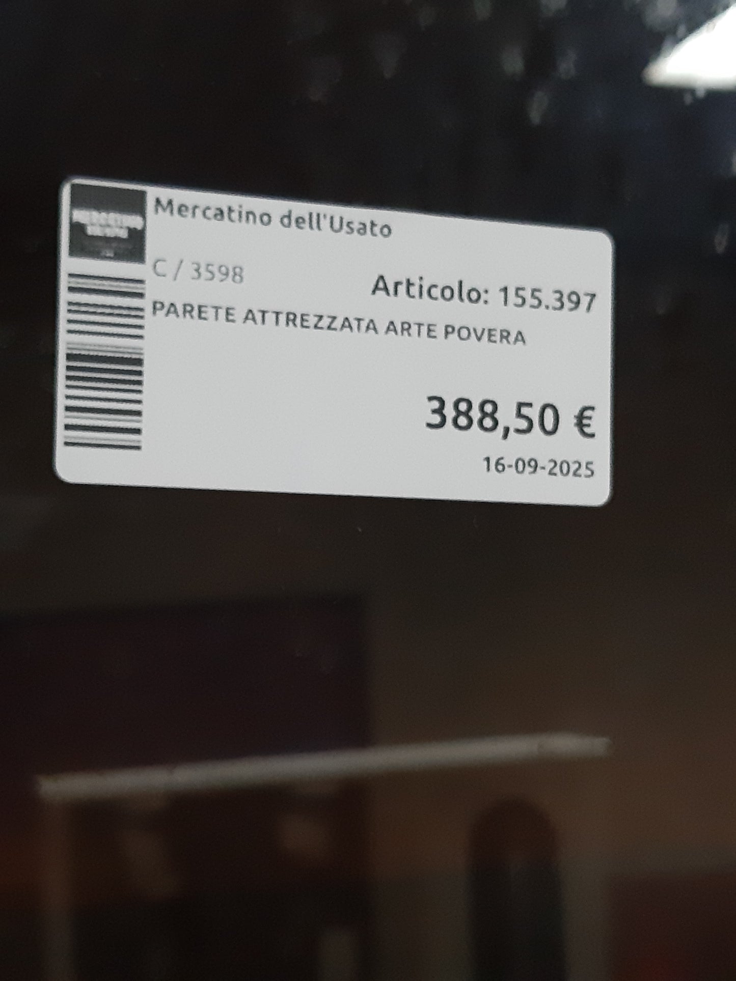 Parete Attrezzata Arte Povera