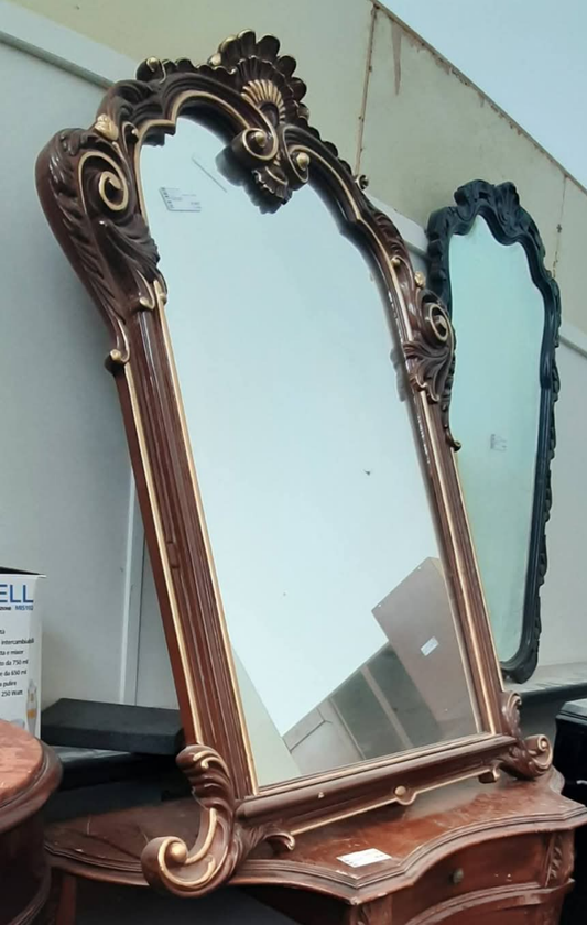 Specchio Fazello Finiture Dorate
