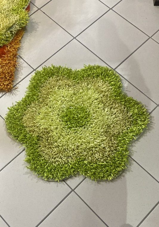Tappeto A Fili Verde
