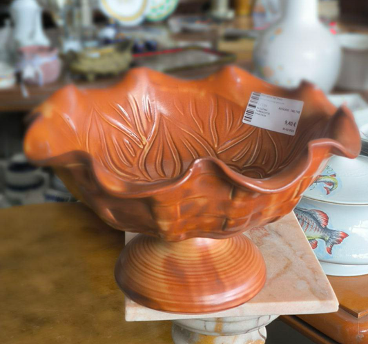 Alzatina Terracotta Smaltata