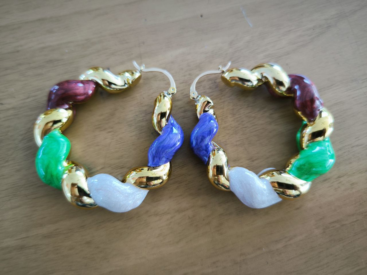 ORECCHINI CERCHI COLORI