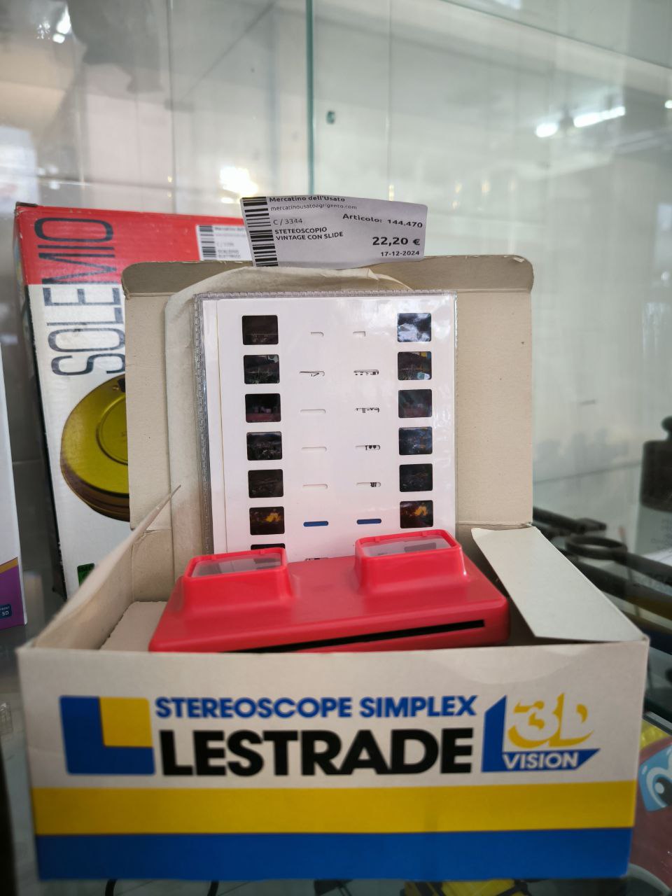 STETEOSCOPIO VINTAGE 
CON SLIDE