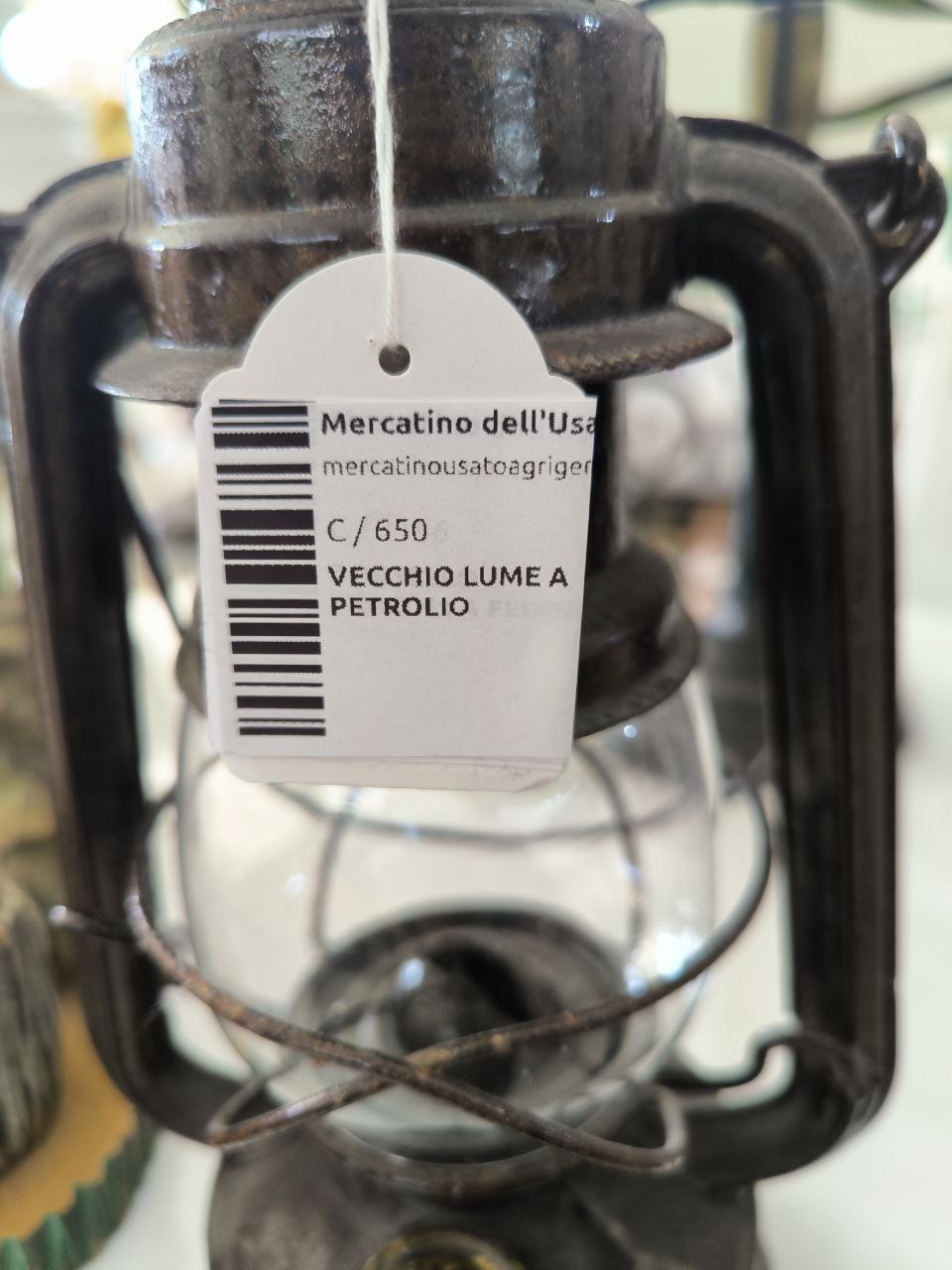 VECCHIO LUME A PETROLIO
