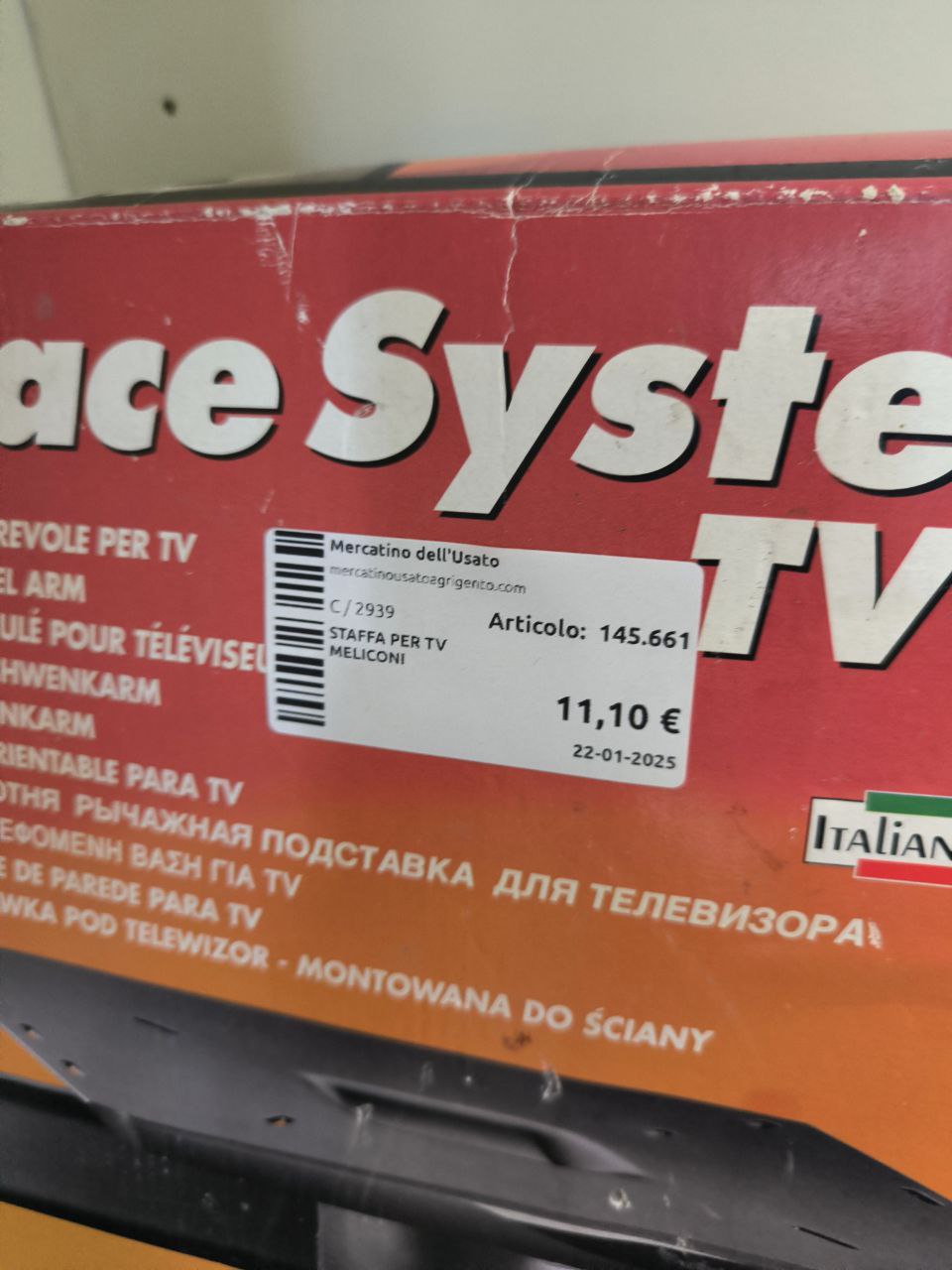 Staffa Per Tv Meliconi