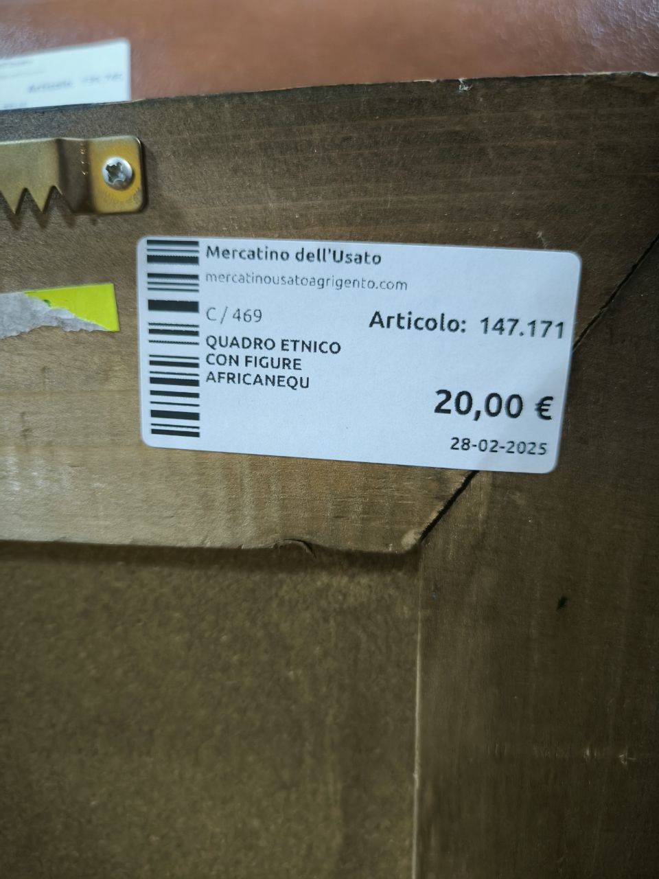 Quadro Etnico Con Figure Africanequ