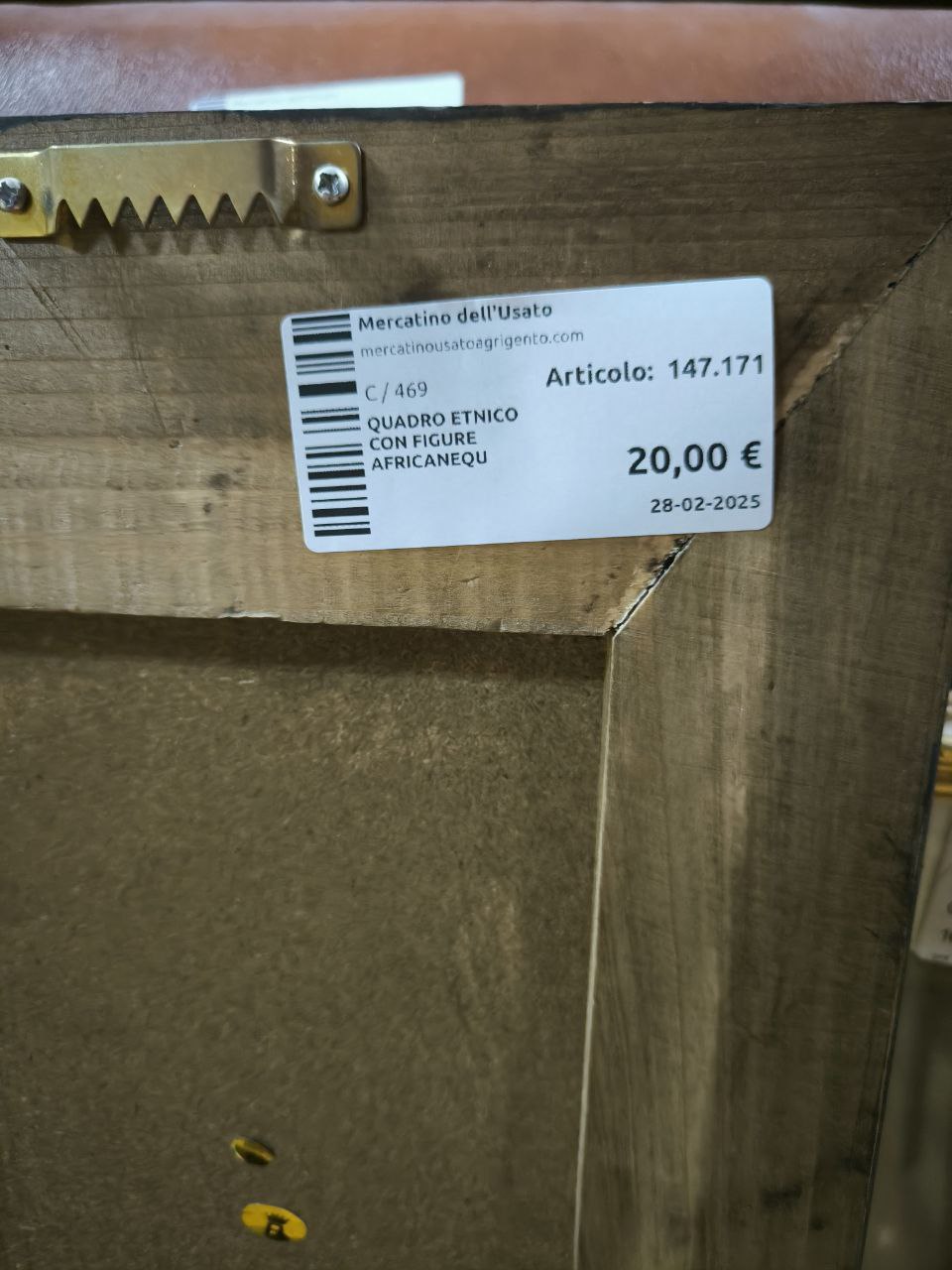 Quadro Etnico Con Figure Africanequ
