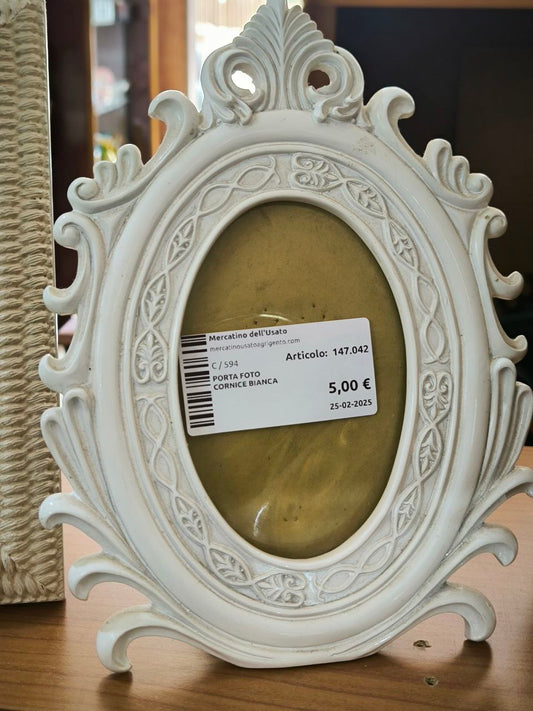 Porta Foto Cornice Bianca