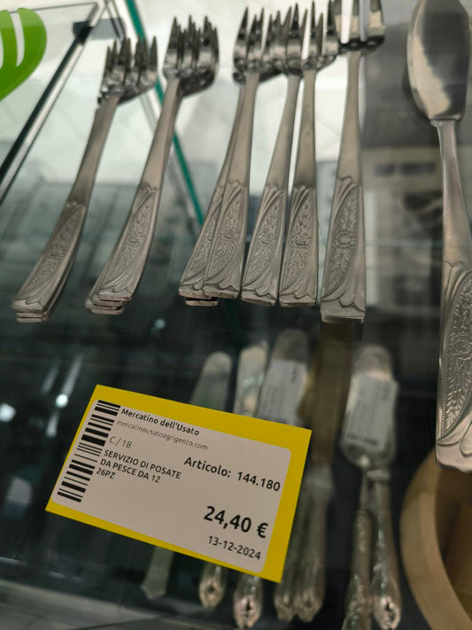 Servizio Di Posate Da Pesce Da 12 26pz