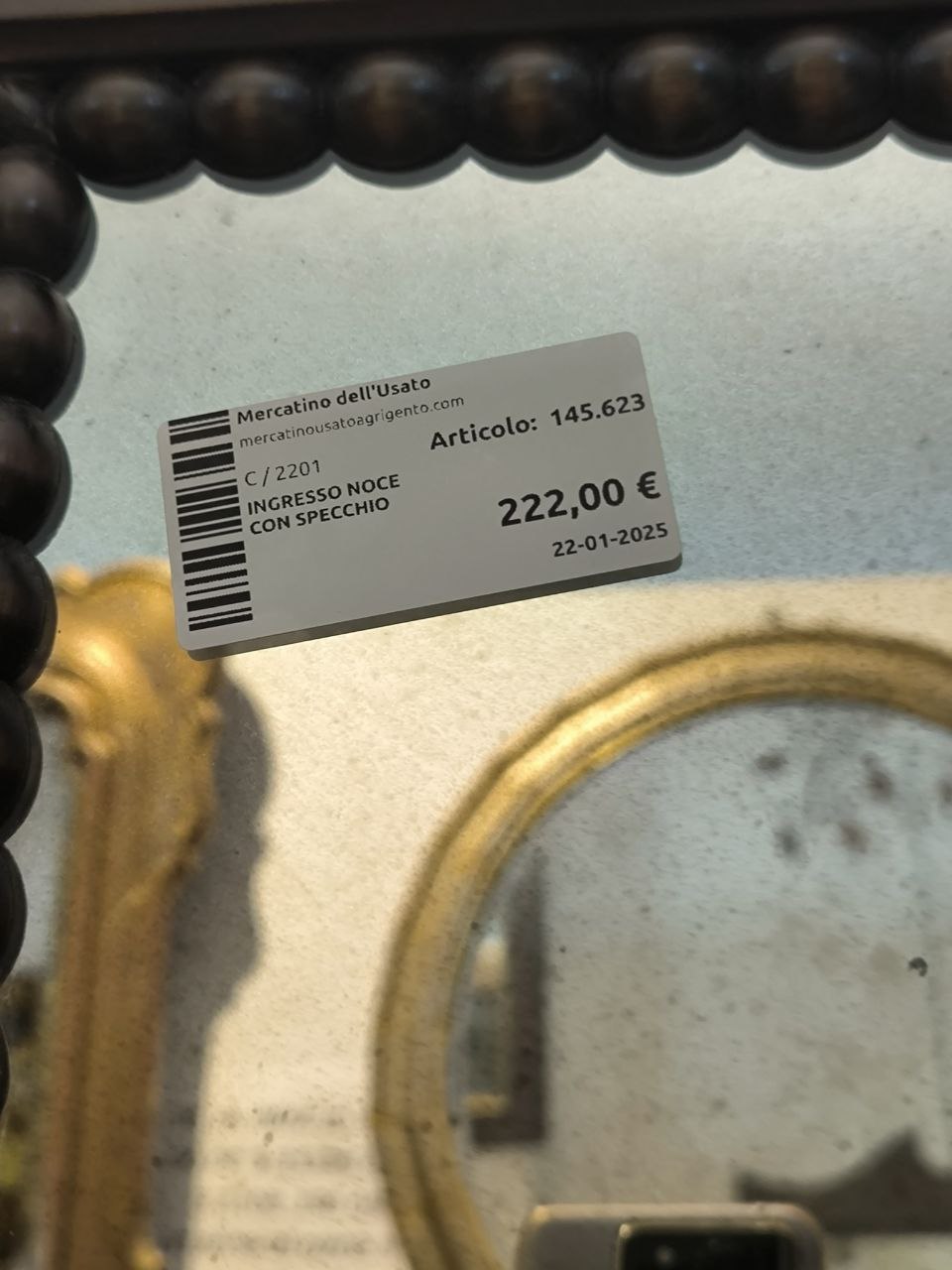 Ingresso Noce Con Specchio