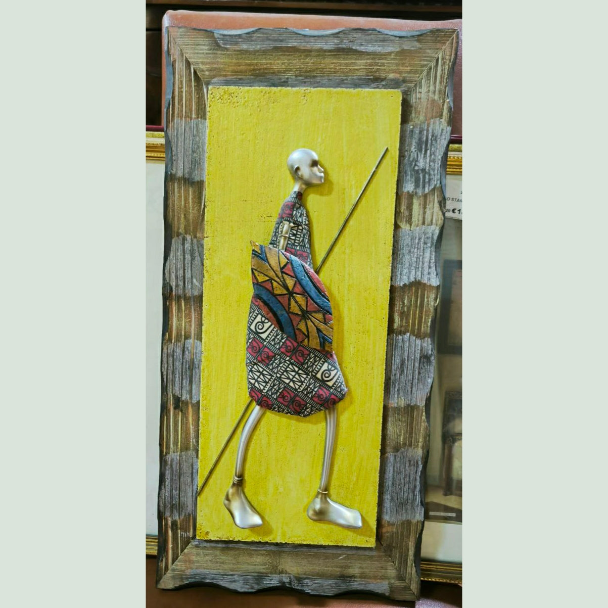 Quadro Etnico Con Figure Africanequ