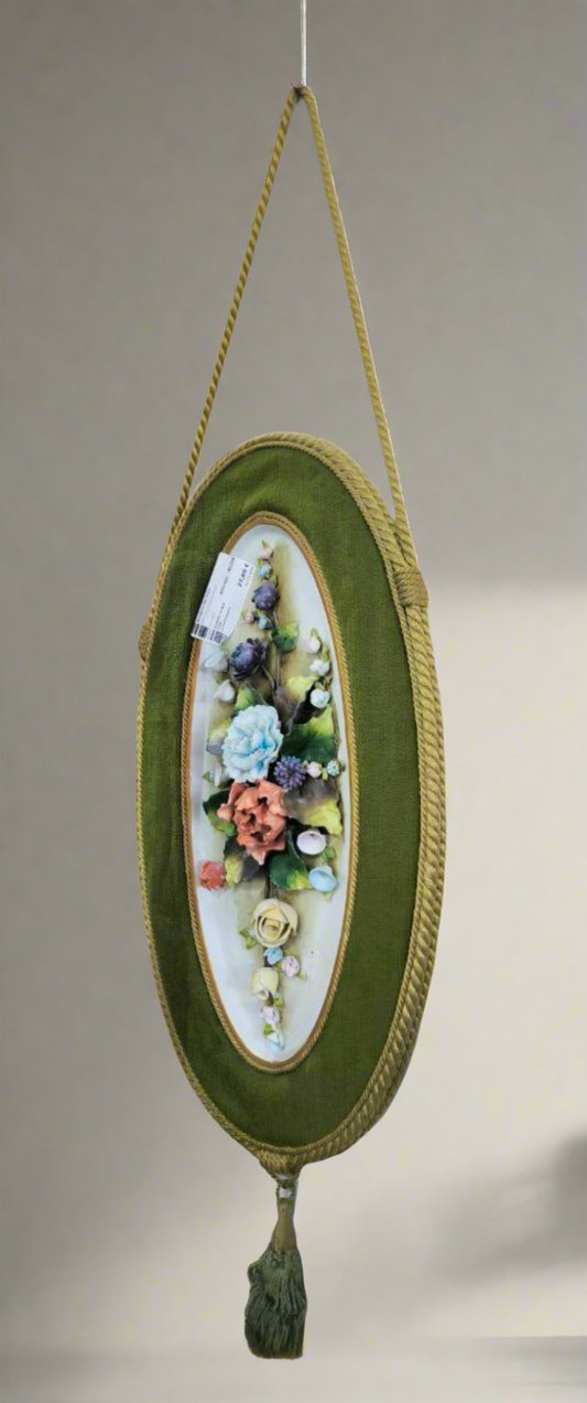 QUADRO OVALE 
FIORI CAPODIMONTE